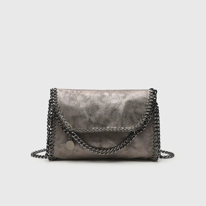 Raven Leather Shoulder Bag