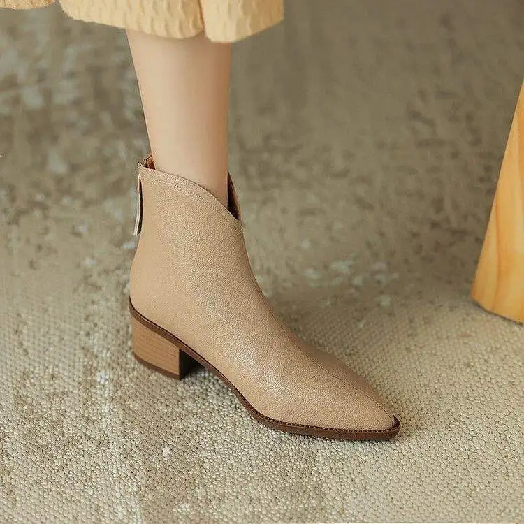 Adeline Leather Boots