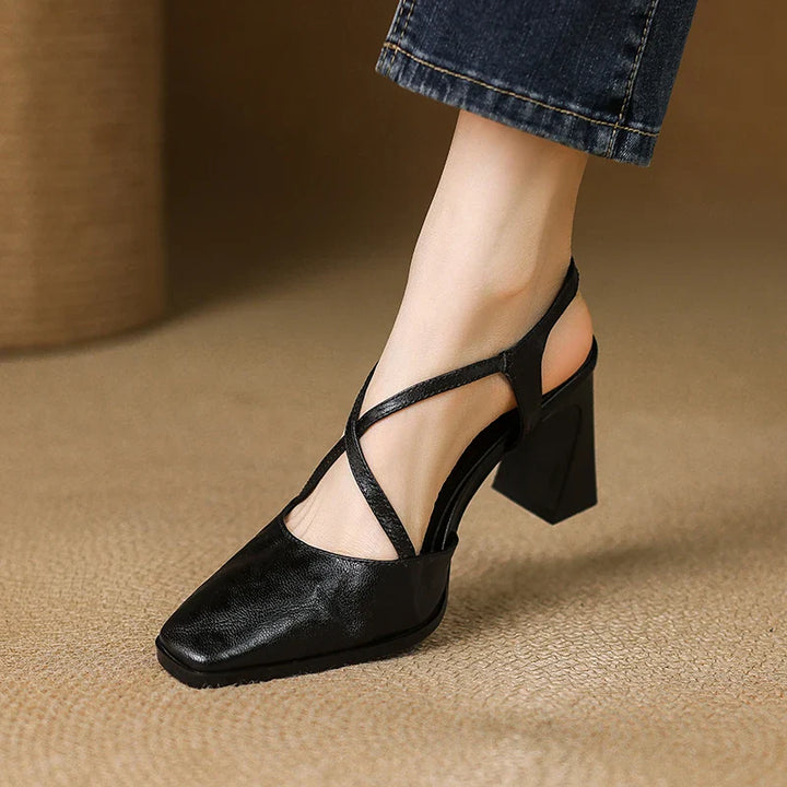 Arianna Genuine Leather Heels