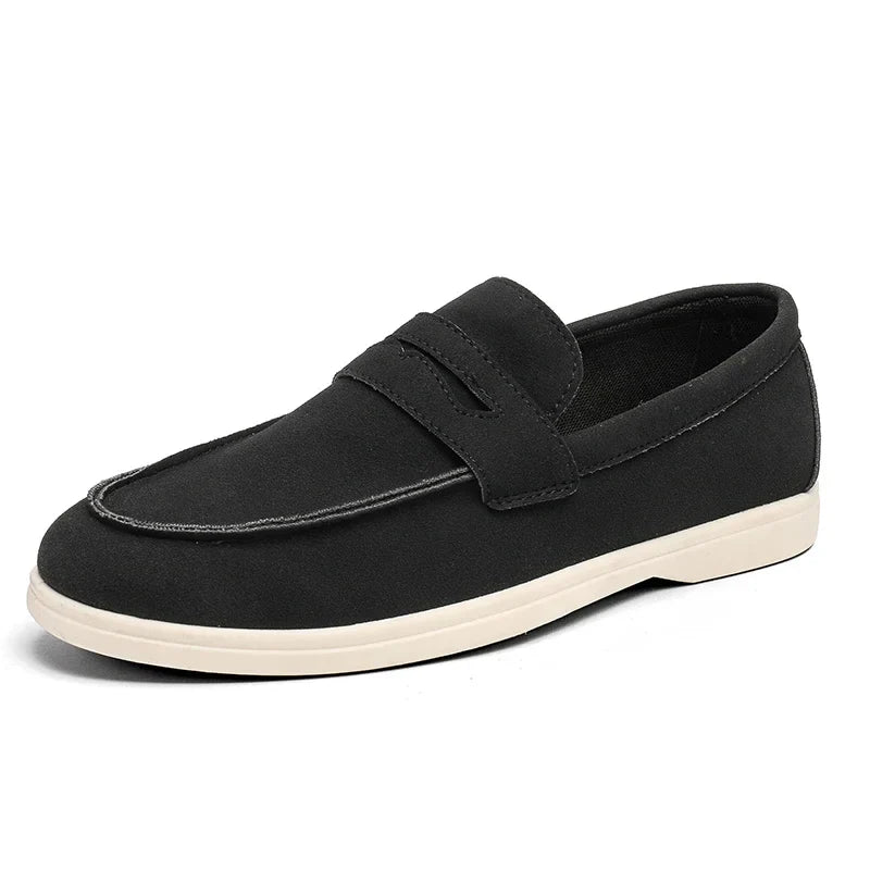 Enzo Bay Suede Loafers