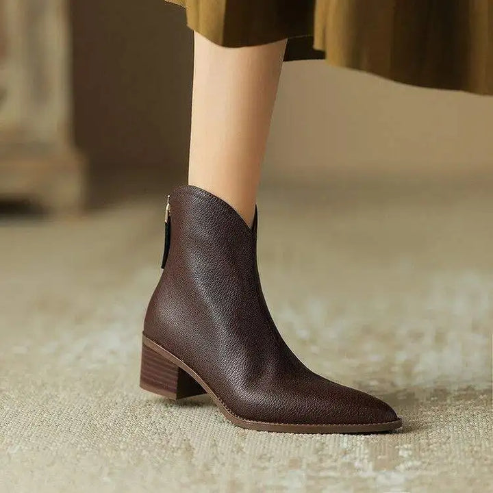 Adeline Leather Boots