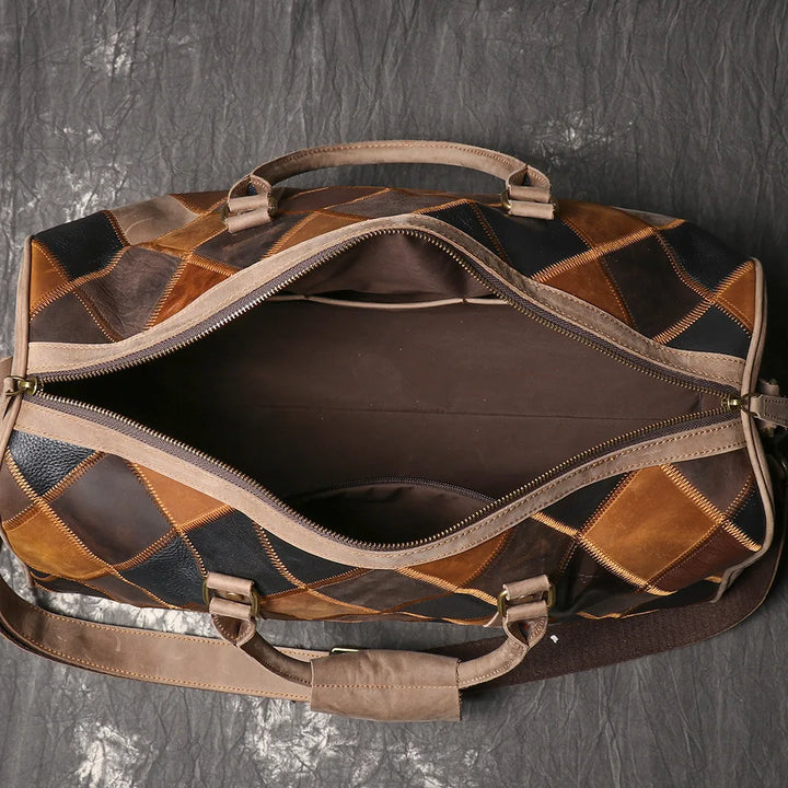 The Trento Leather Duffel