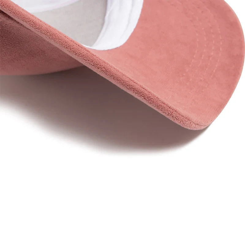 Maison Suede Baseball Cap