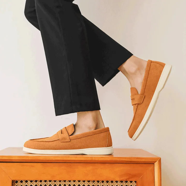 Enzo Bay Suede Loafers