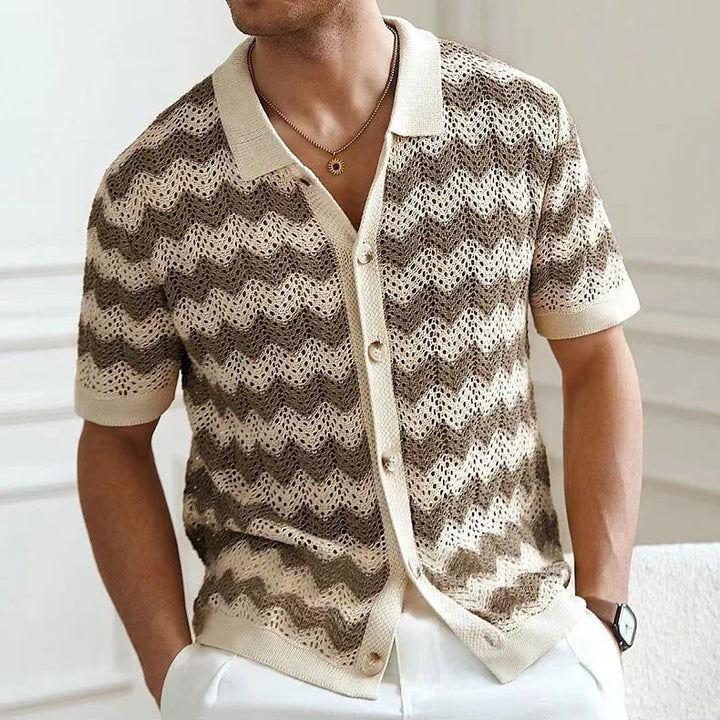 Santos Knit Button Up