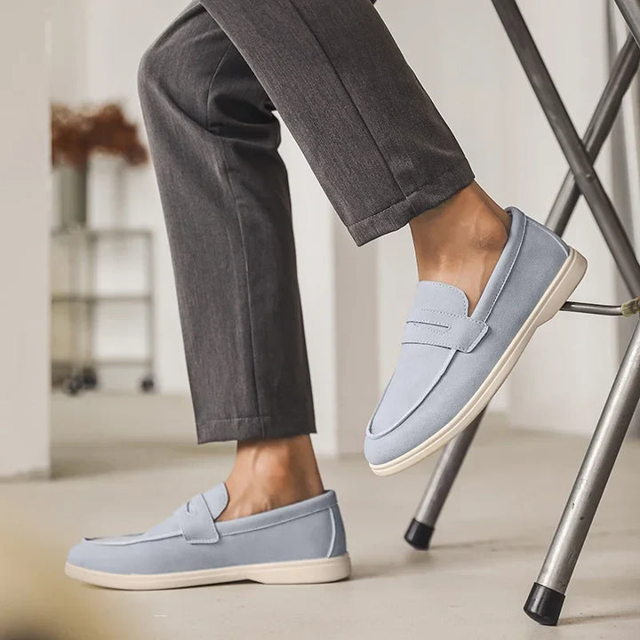 Enzo Bay Suede Loafers