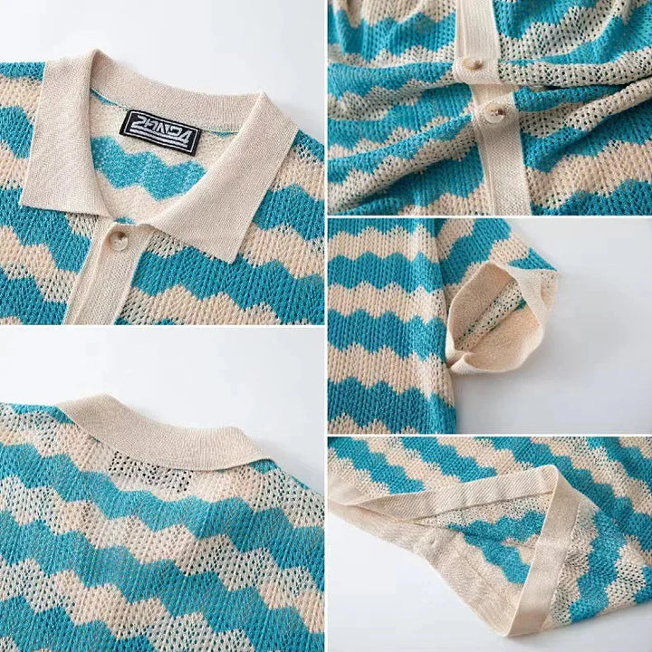 Santos Knit Button Up