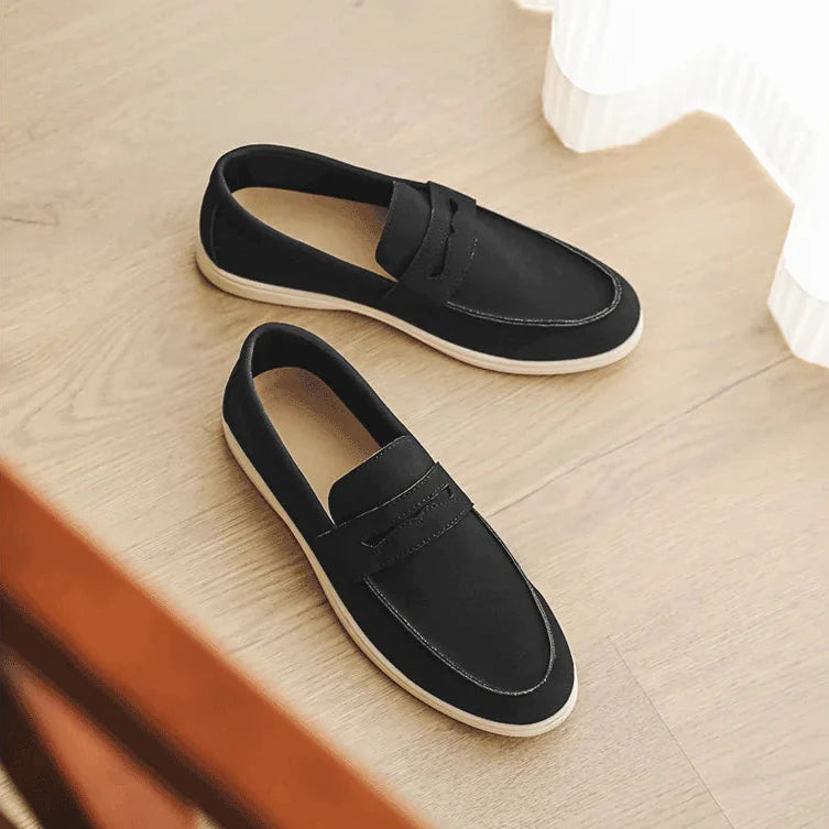 Enzo Bay Suede Loafers
