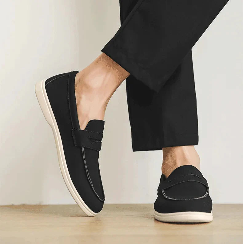 Enzo Bay Suede Loafers