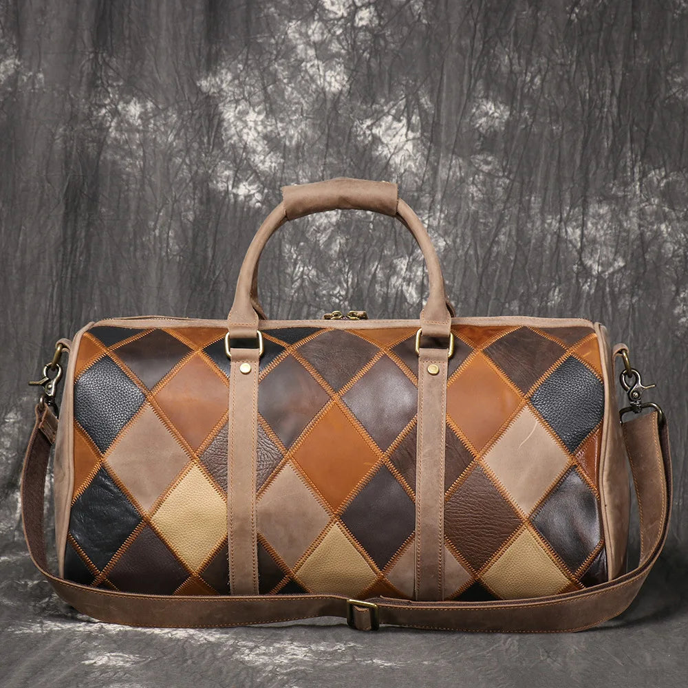 The Trento Leather Duffel
