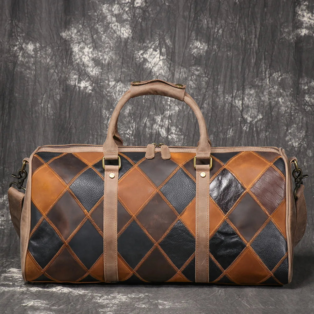 The Trento Leather Duffel