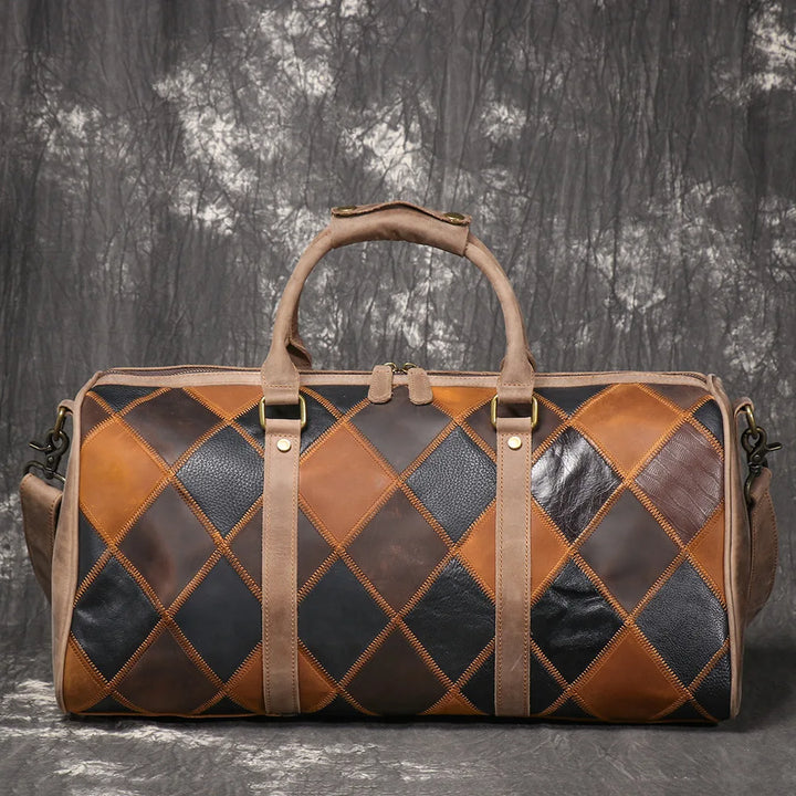 The Trento Leather Duffel