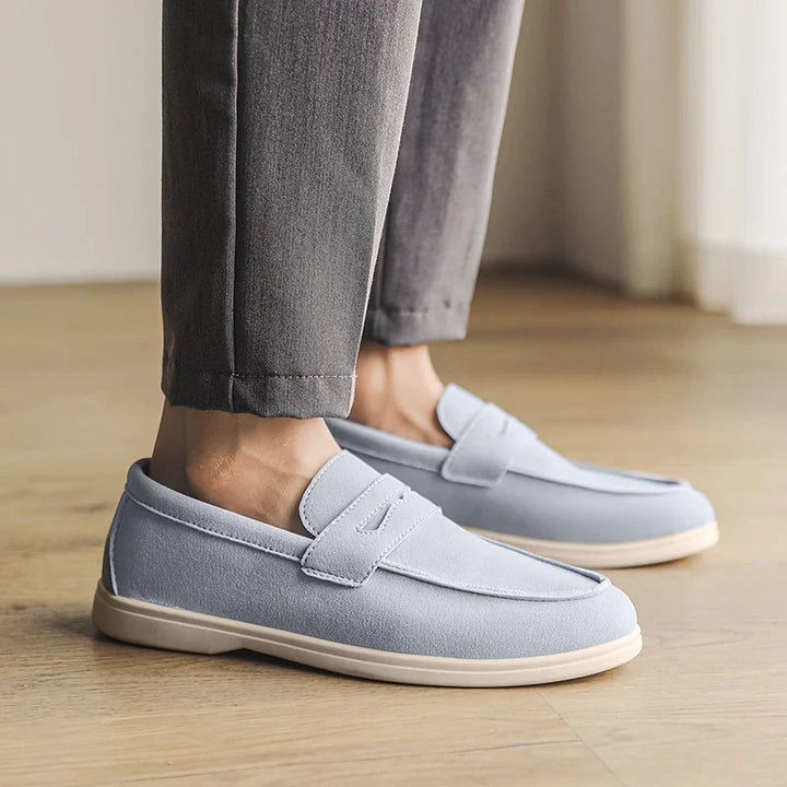Enzo Bay Suede Loafers