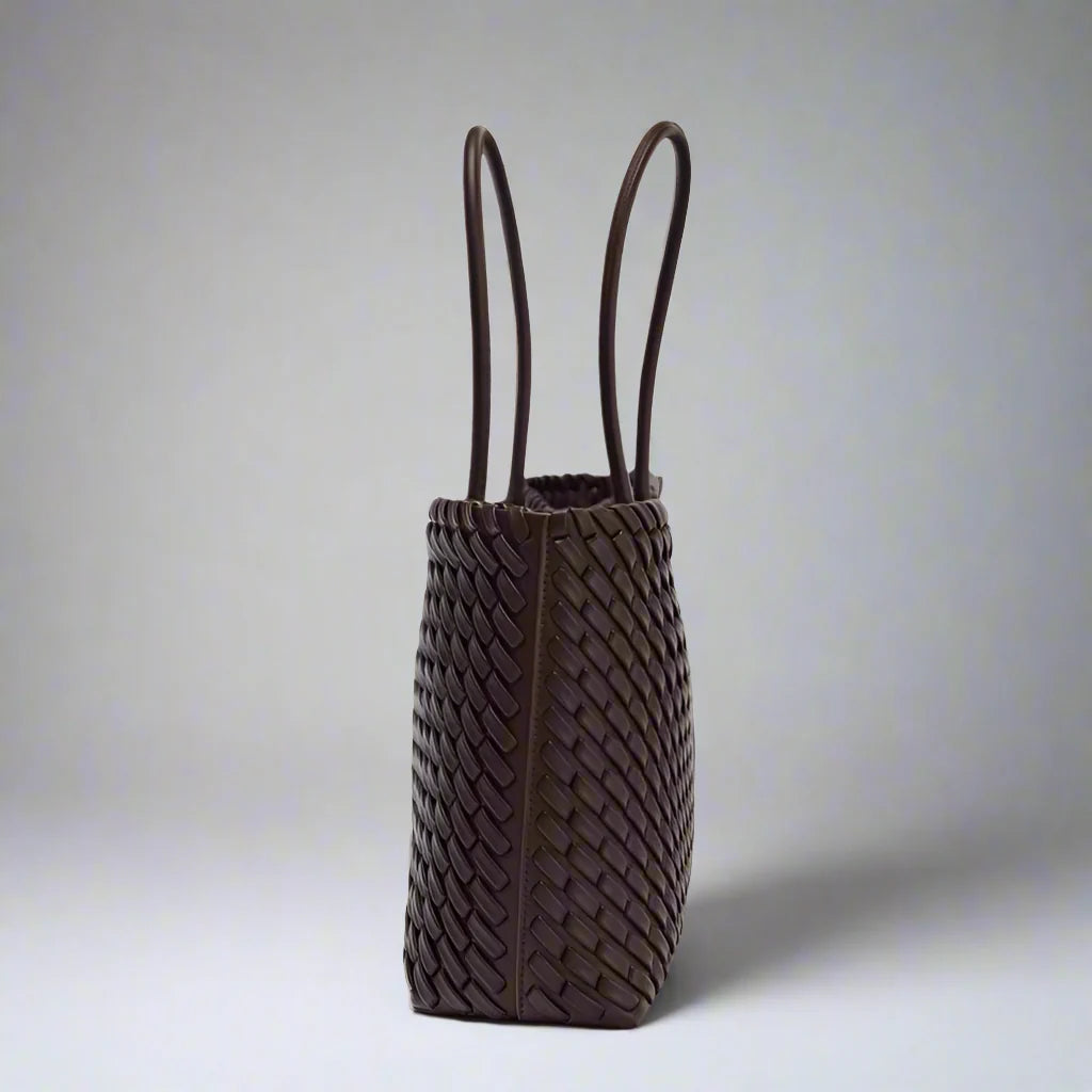 Novella Woven Leather Handbag