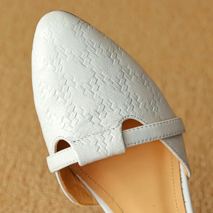 Mira Leather Heels