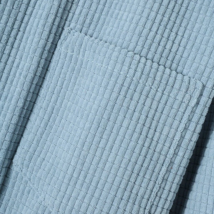 Crest Corduroy Hooded Shirt