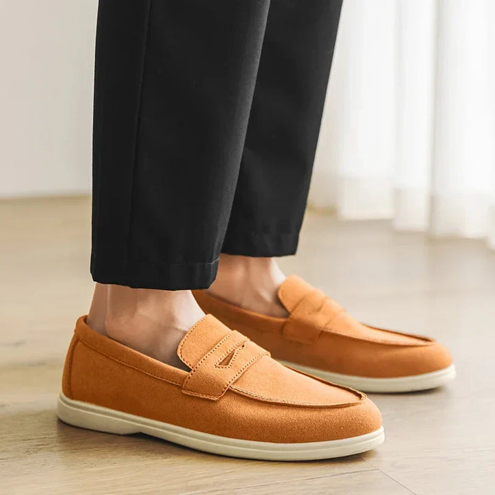 Enzo Bay Suede Loafers