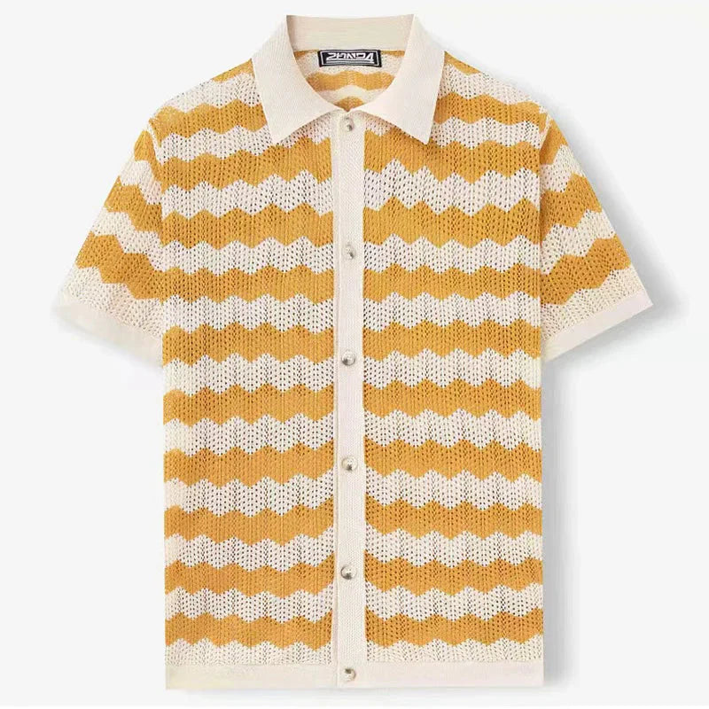 Santos Knit Button Up