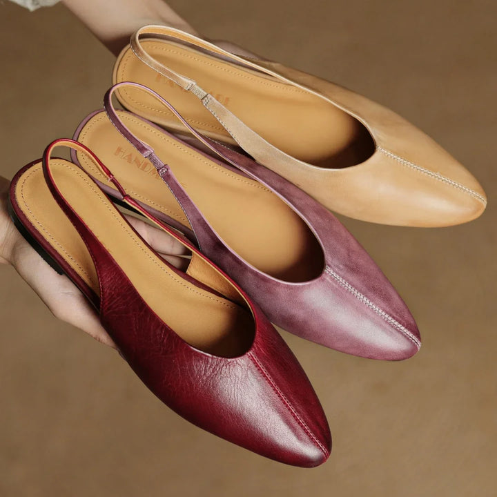 Verena Genuine Leather Flats