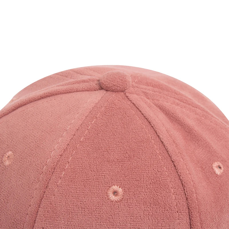 Maison Suede Baseball Cap