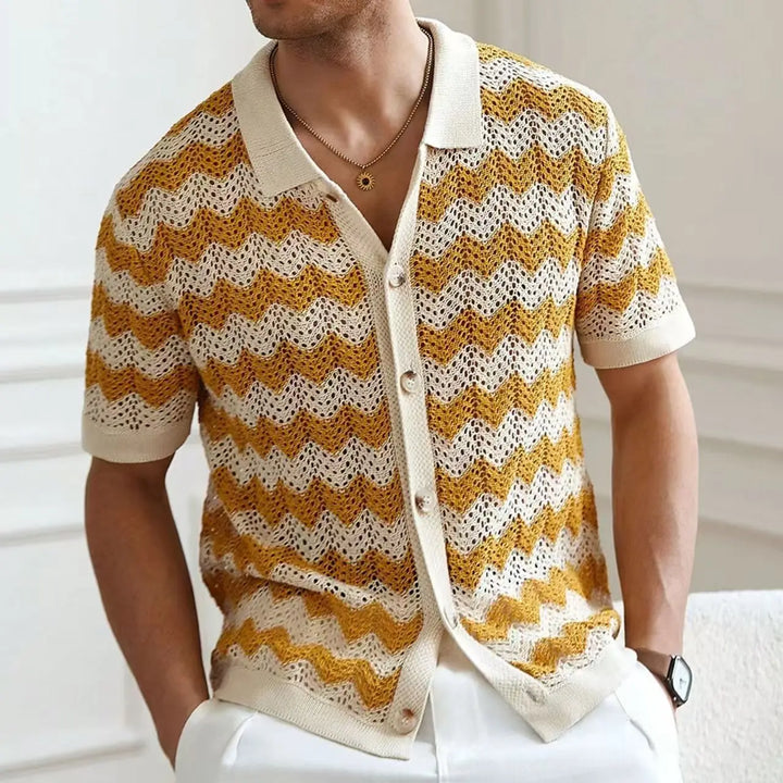 Santos Knit Button Up