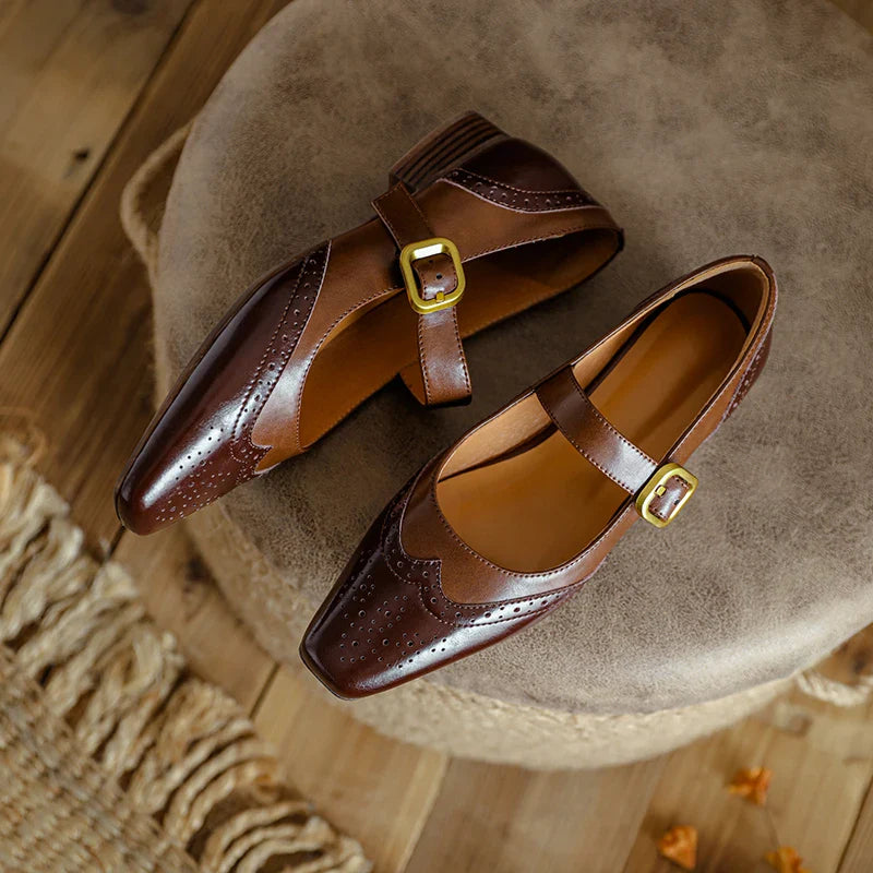 Florence Leather Flats