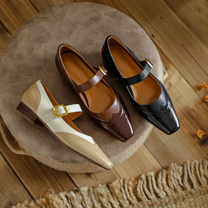 Florence Leather Flats