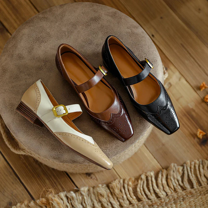 Florence Leather Flats