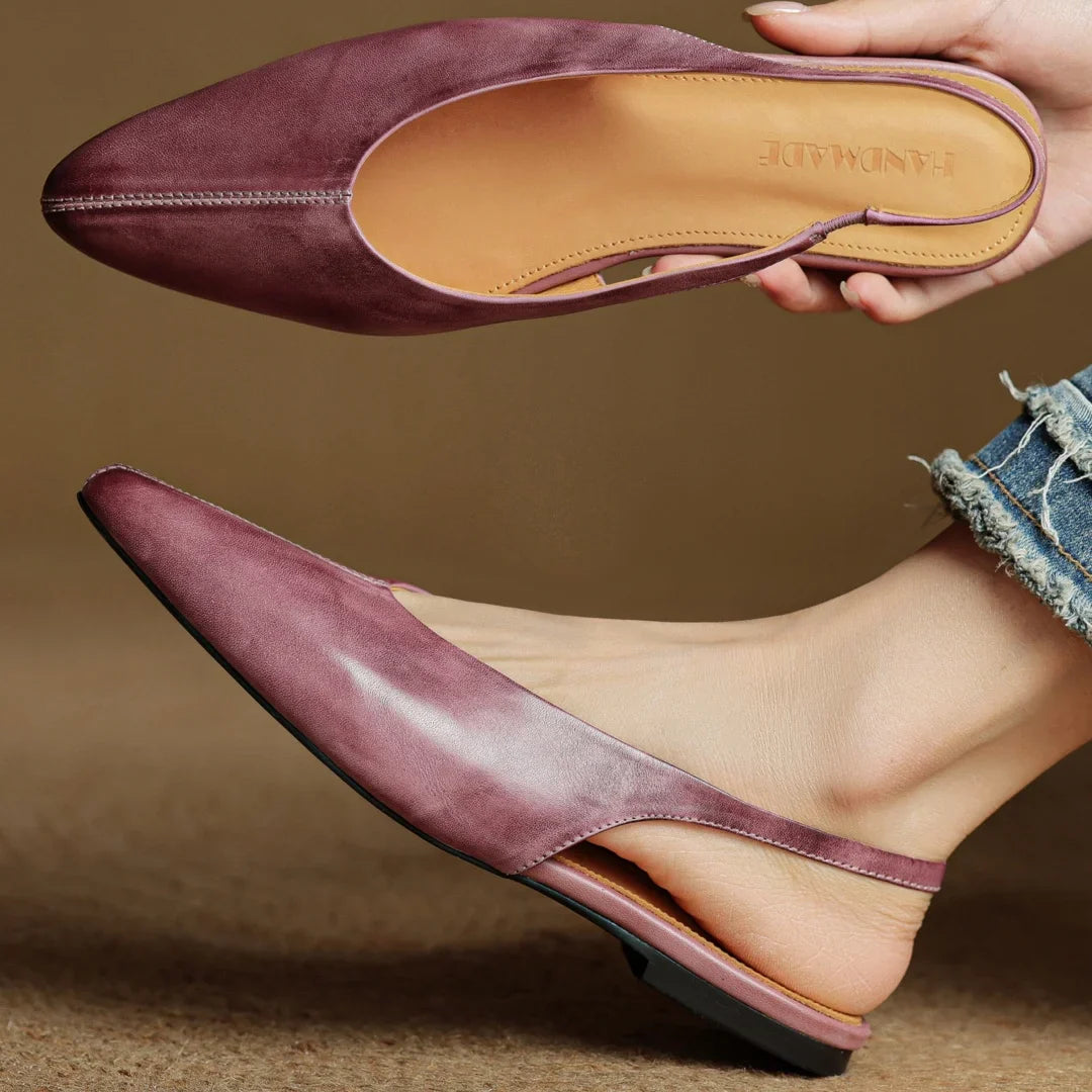 Verena Genuine Leather Flats