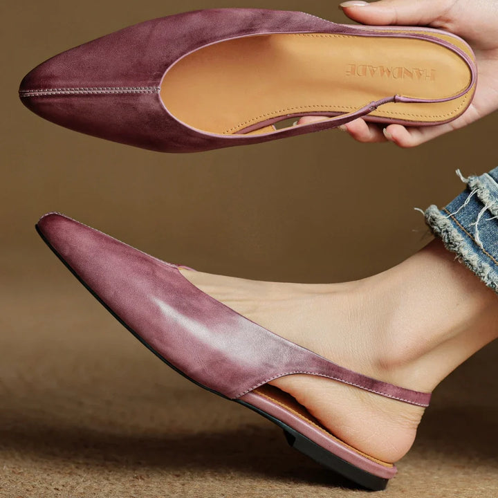 Verena Genuine Leather Flats