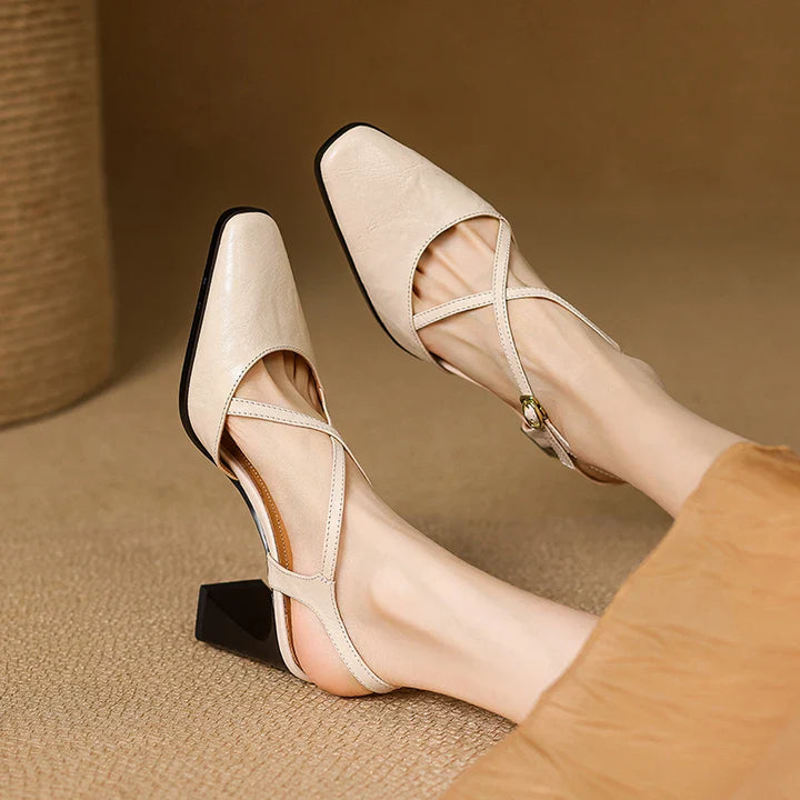 Arianna Genuine Leather Heels