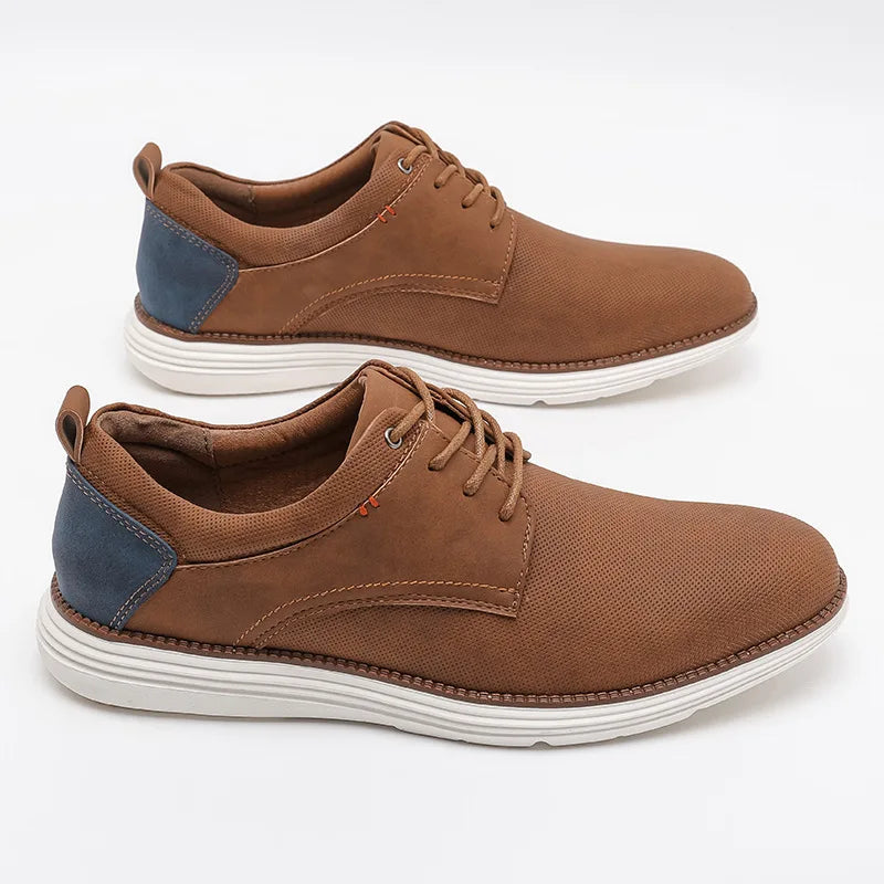 Dayton Leather Crossover Sneakers