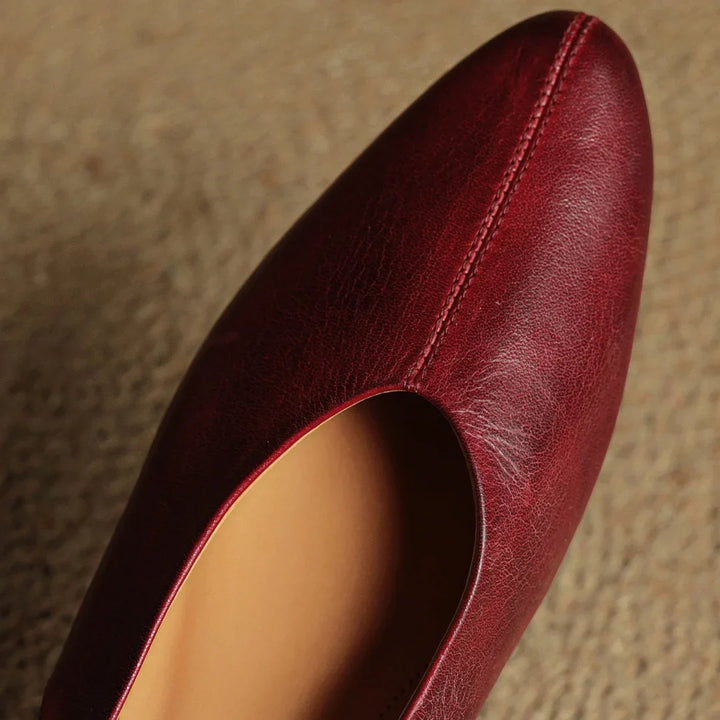 Verena Genuine Leather Flats